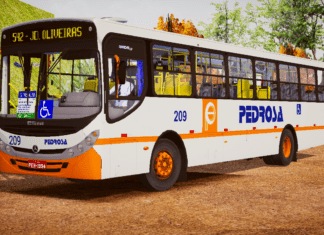 Mod | Caio Apache Vip II Mercedes-Benz OF-1722M Euro III Padrão Pedrosa/PE (Fase 2)